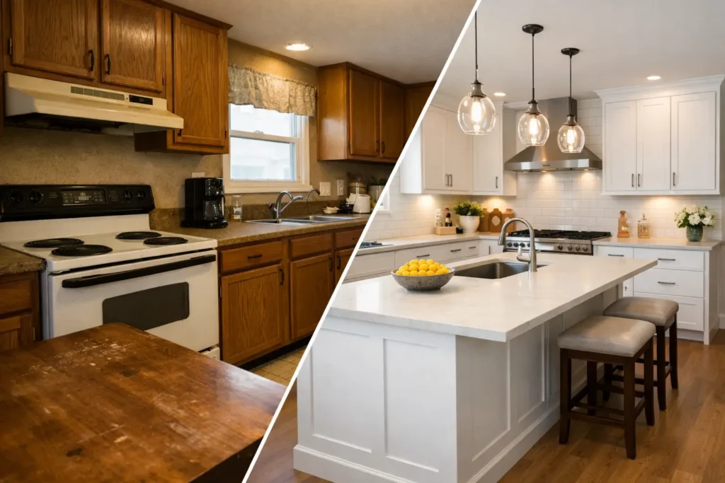 Kitchen Remodel Before and After That Feels Right