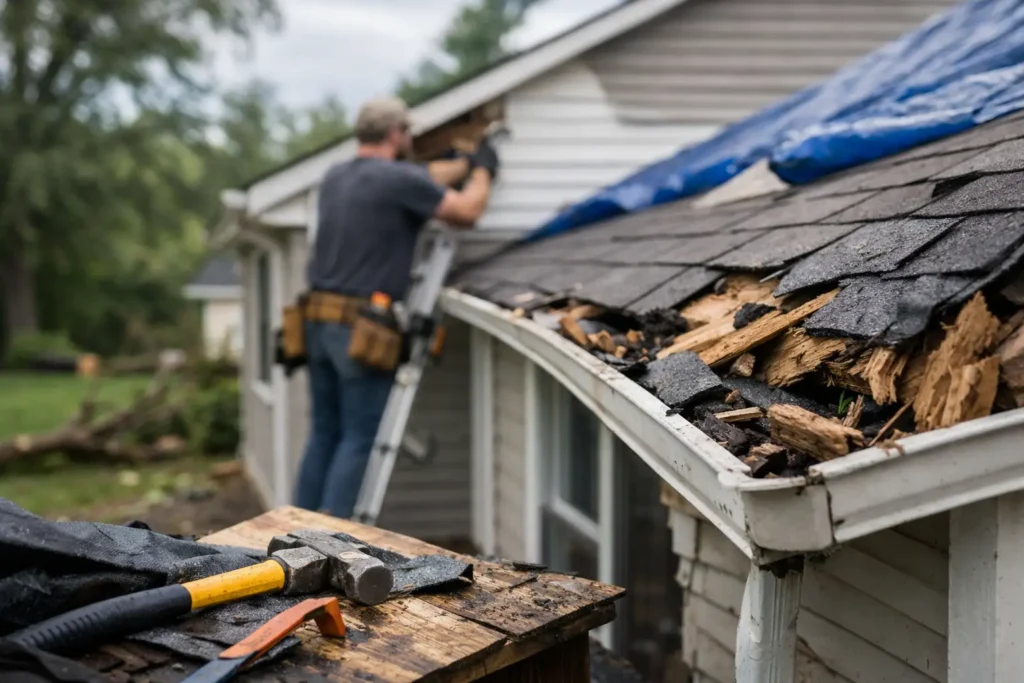 Storm Damage Home Exterior Repair After Storms